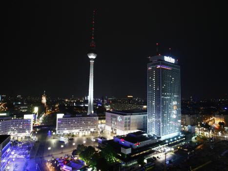 Berlin-Mitte bei Nacht